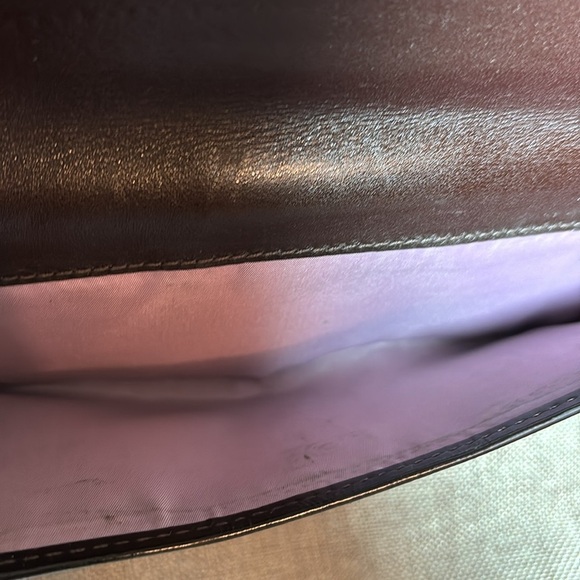 COACH Signature Slim Envelope Credit Card Wallet Chocolate Brown - Picture 10 of 10